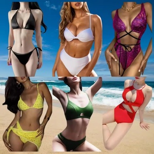 Ttn Factory Vente en gros de maillots de bain de plage d'été de style luxe, de marque, en liquidation à prix bas, nouveaux bikinis sexy, lots mixtes - Product Image 1