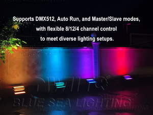 Neutrik Rean Powercon Không Thấm Nước Rgbw 4in1 LED Nhẹ Lũ Lụt Ánh Sáng 80X15W Công Suất Cao Với <span class=keywords><strong>Dmx512</strong></span> IP65 Cho Ngoài Trời Vườn Wedding Party - Product Image 4