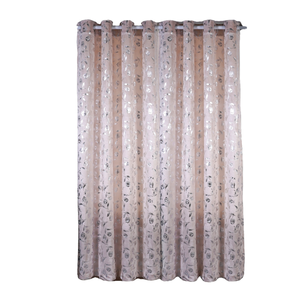Rancho Factory Price Wholesales Luxury Grommet Modern Home Silver <b>Foil</b> Printing Hot Stamping Velvet Curtains 100% Polyester - Product Image 1