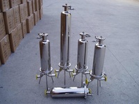 Filtre TS de qualité alimentaire 1000-3000 L/h 304/316L boîtier de filtre à cartouche en acier inoxydable pour filtration de bière, whisky, vin, alcool