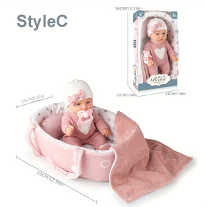 Muñeca Bebé <span class=keywords><strong>de</strong></span> 30 cm en Caja <span class=keywords><strong>de</strong></span> Regalo, Muñeca Reborn <span class=keywords><strong>de</strong></span> Vinilo y Silicona, Regalo <span class=keywords><strong>para</strong></span> Niña, Muñeca Reborn <span class=keywords><strong>de</strong></span> Silicona Realista <span class=keywords><strong>para</strong></span> Niña - Product Image 5