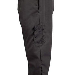 Black <b>Baggy</b> <b>Cargo</b> Chef <b>Pants</b> for Men and <b>Women</b> Drawstring Waist - Product Image 4