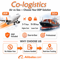 Solution logistique DDP aérienne, maritime et ferroviaire mondiale, dédouanement, service de fret mondial porte-à-porte pour les destinations américaines, 15-35 jours