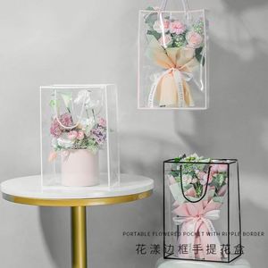 Papel Glassine Impermeable de 80g/m², Bolsa Portátil para Flores con Borde para Envolver Ramos de Floristería, Impresión a Cuatro Colores - Product Image 4