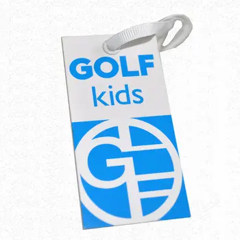 China Printing Garment Hang Tag For Children's Footwear Sportcoat