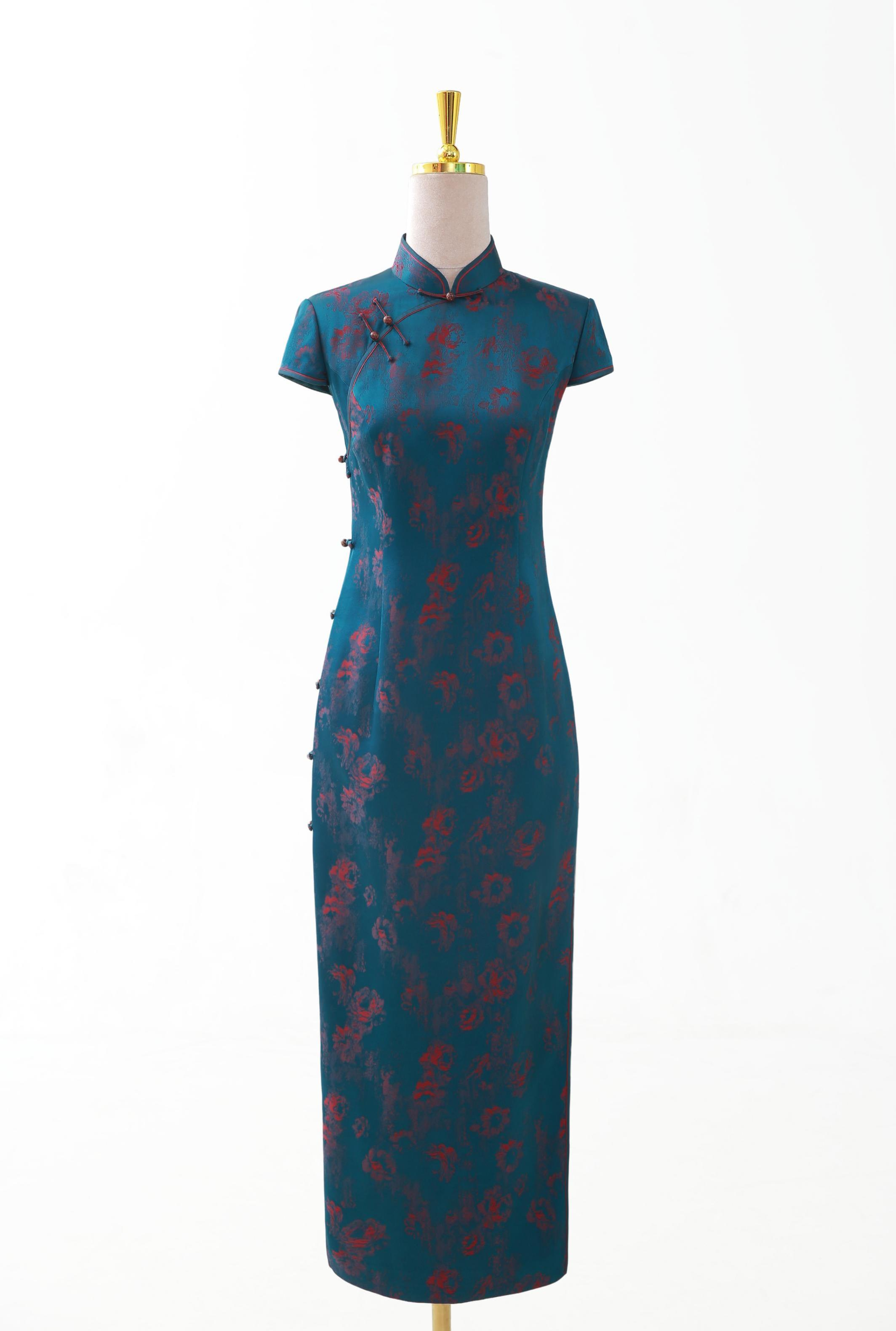 red cheongsam