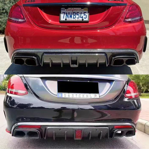 ดิฟฟิวเซอร์หลังคาร์บอนไฟเบอร์ทรงสปอร์ต สำหรับรถยนต์ C-Class W205 4 ประตู ปี 2015-2021 - Product Image 3