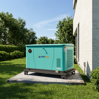 ApexGen Generador Standby Hogar 12kW GN GLP Doble Combustible Respaldo Automático Instalación Fácil Multilocalización