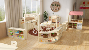 Meubles de classe modernes pour la garderie, l'école maternelle et l'école Montessori, bureaux et chaises pour enfants de la maternelle, garderie - Product Image 2