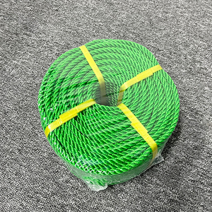 Cheap 12MM 3 Strand PE Twisted Yellow and Blue Fishing <strong>Rope</strong> <strong>Polyethylene</strong> PE Plastic Packing and Floating Packaging <strong>Ropes</strong> - Product Image 2