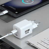 Personnalisé Original 25w 30w 35w 45w 65w Chargeur secteur USB ultra rapide Chargeur de téléphone portable de type C personnalisé Chargeurs de type C