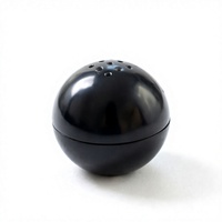 Brûleur d'encens sphérique en marbre naturel, support d'encens en pierre, diffuseur aromatique, décoration de bureau style désert