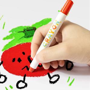 Crayons de peinture en gros pour enfants, crayons multicolores lavables, crayons torsadés, crayons torsadables soyeux, crayons à tourner - Product Image 2