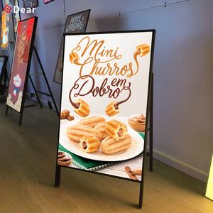 Usine Discount Vente Haute Qualité Portable Mobile Sans Support Led Boîte À Lumière Panneau D'affichage pour Restaurant Cinéma Activités - Product Image 3