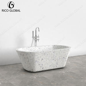 Bañera de Resina de Terrazo Sólido, Colores y Tamaños Personalizados Disponibles para Bañeras - Product Image 2