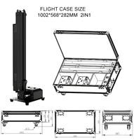 Projecteur PAR LED professionnel 9x10W RGBWA UV sans fil, alimenté par batterie, DMX, portable pour la production d'événements