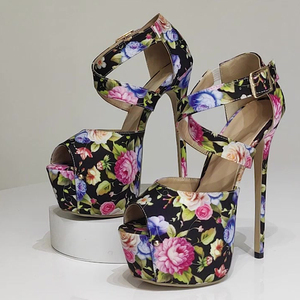 Tacones Altos de Aguja de 16 cm Hechos a Mano para Mujer, Transpirables, con Diseño de Boca de Pescado, Tallas Grandes, Sexys, Ligeros, para Fiesta Nocturna de Verano - Product Image 5