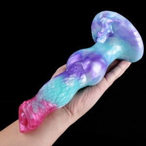 YOCY Fantasy Animal Dog <b>Dildo</b> Knot Big Cock Women Vagina Anal Stimulator Silicone Sex Toys Dog <b>Dildo</b> Monster Cock for Men Women - Product Image 5