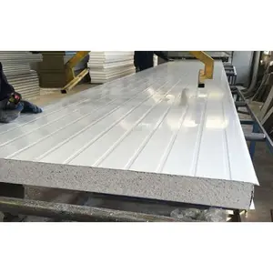 Sản phẩm mới Polyurethane bọt PU Sandwich Panel giá lưu trữ kho cách nhiệt tấm bánh sandwich/bảng