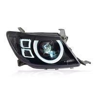Kit de mise à niveau des phares pour Toyota Hilux 2008-2011, avec lentille à double faisceau, DRL LED et clignotants, pour une visibilité nocturne améliorée