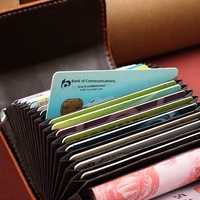 Portefeuille en PU pour femme, style rétro, color-block, minimaliste, fermeture à bouton-pression, blocage RFID, plusieurs emplacements pour cartes, porte-cartes et billets, nouveau design