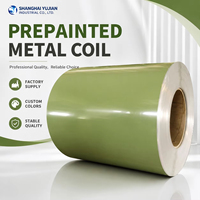Tôle d'acier galvanisé prépeinte CGCC avec revêtement en polyester PVDF, résistante aux intempéries, bobine d'acier colorée pour toiture industrielle
