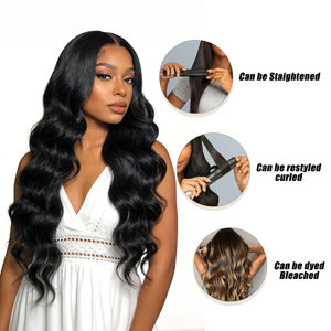 Extensiones de Cabello Humano Ondulado de 8-36 Pulgadas, 100% Cabello Humano Virgen Vietnamita, Color Natural, Sin Procesar - Product Image 6