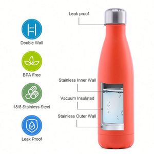 Botella de Agua Deportiva de Acero Inoxidable de 750 ml, Libre de BPA, Botella de Vacío para Almacenamiento de Proteínas, Diseño a Prueba de Fugas - Product Image 4