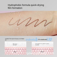QIAWES Dubbelzijdige Blade Mosquito Wing Eyeliner Pen Kruiden- en chemische ingrediënten Natuurlijke, langdurige, waterdichte kleurmodel