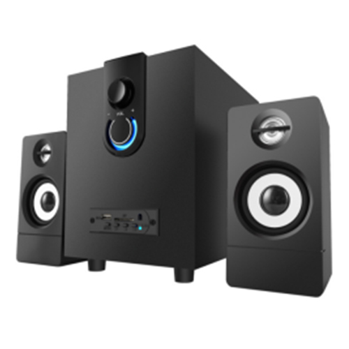 Accuracy Pro Audio MT2.1-10W DJ Party Stage Three Professional Sets 2.1 Monitor Speaker System Active Plastic Speaker