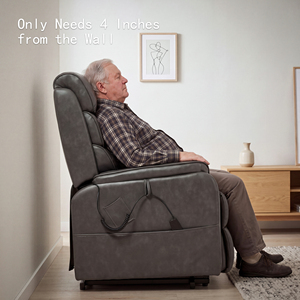 Sillón Reclinable Eléctrico CJSmart Zero Wall Hugger, <span class=keywords><strong>de</strong></span> Perfil Bajo y Apoyo contra la Pared, para Rehabilitación y Recuperación - Product Image 4