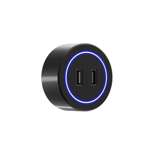 Innovative LED double USB <b>plug</b> by Pano.V, featuring 2 outlets for effortless <b>charging</b> and seamless power supply - Product Image 2