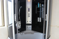 Nouvelle cabine de douche coulissante en verre trempé avec cadre en aluminium pour hôtel, salle de vapeur fermée, sauna complet