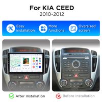 Radio Estéreo Junsun de 9 Pulgadas con Carplay y Android Auto para KIA CEED 2010-2012, Reproductor Multimedia con Navegación GPS Android, Pantalla IPS