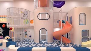 Equipo de juego suave para interiores de alta calidad, toboganes grandes para PISCINA DE BOLAS, parque para niños, parque comercial para uso escolar - Product Image 2