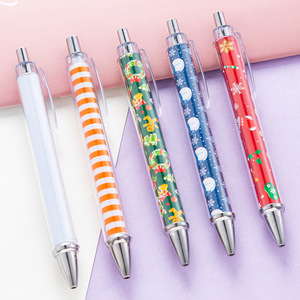 Высококачественная пластиковая ручка ручной работы, белая маленькая Шариковая ручка для студентов, рулонная бумага, вставка для подарков - Product Image 1