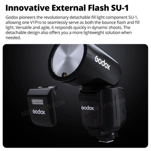 <span class=keywords><strong>Flash</strong></span> pour appareil photo <span class=keywords><strong>Godox</strong></span> <span class=keywords><strong>V1</strong></span> PRO TTL Li-ion, transmission sans fil, Speedlite, compatible Canon, <span class=keywords><strong>Nikon</strong></span>, Sony, Fuji, Olympus - Product Image 2