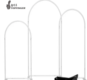 คานทรงกลมคุณภาพสูง3ม. ขาตั้งฉากหลังทำจากอลูมิเนียมปรับได้แข็งแรงทนทานสำหรับตกแต่งเวทีงานแต่งงาน - Product Image 3