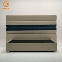 Ensemble de meubles de chambre à coucher de haute qualité au design simple, lit plateforme Cama Lit Queen, cadre de lit king size en cuir, lits doubles modernes de luxe