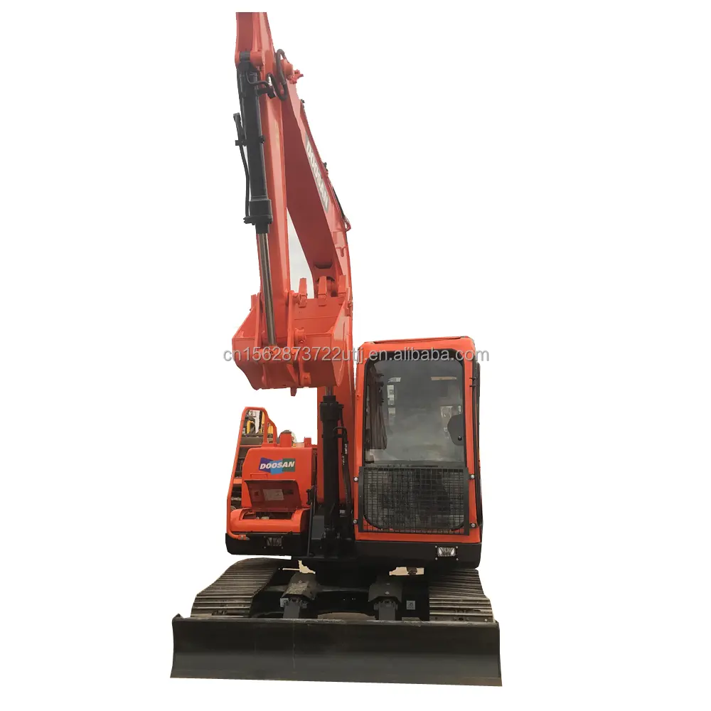 Gebruikte Mini 8 Ton Dh 80 Goud Model Digger Machines Doosan Dh80 Hydraulische Rupsgraafmachine Hoge Kwaliteit 8 Ton Graafmachines