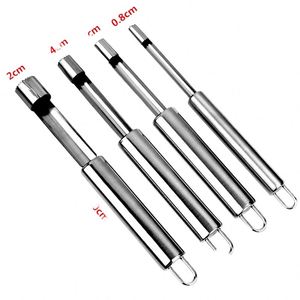 Juego de 7 utensilios manuales de acero inoxidable para extraer el centro de frutas y verduras, herramientas para hacer bolas de sandía, venta al por mayor - Product Image 2