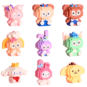 Dewkulomi, модель в сборе со звездами, пластиковые маленькие коробки с микрочастицами, совместимые со строительными блоками для детей для девочек - Product Image 3