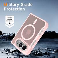 Coque antichoc douce au toucher avec chargement sans fil magnétique pour iPhone 18 Duo
