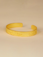 Bracelet manchette large ouvert en argent 925 plaqué or vermeil, motif nuage gaufré vintage, bijoux de mode quotidiens minimalistes pour femme, vente en gros