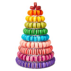 Trung Quốc Yageli Nhà Sản Xuất Tùy Chỉnh Thiết Kế Minh Bạch Acrylic <span class=keywords><strong>Macaron</strong></span> Hiển Thị Đứng Tháp - Product Image 6