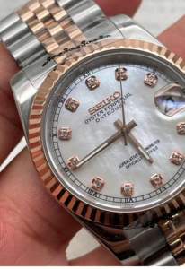 Siko יוקרה אופנה נשים nh35 שעון מכני אוטומטי שעון 36/39 מ "מ קוטר יהלום עיצוב כוכבים 18 מ" מ - Product Image 5