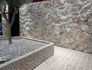 Vàng thạch anh lát đá Loose Đá Ngoài Trời & trong nhà Ốp điên <span class=keywords><strong>fieldstone</strong></span> thiết kế hiện đại bền - Product Image 5