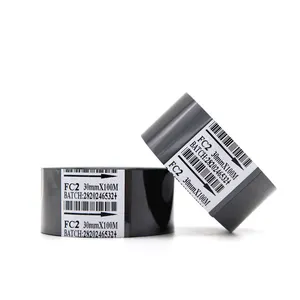 30mm*100m FC2 Date Batch Coding Ribbon Printing Expiration on Plastic Packages Multiple Color Hot Stamping Foil