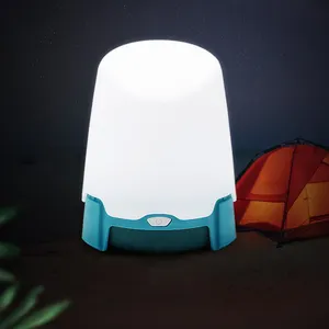 winpolar 2021新设计便携式可充电可折叠LED充气灯户外野营灯