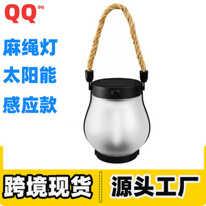 Solar Powered Flame Lamp Camping Light Waterproof <b>Inductive</b> <b>Switch</b> Outdoor Tent Lighting - Product Image 5
